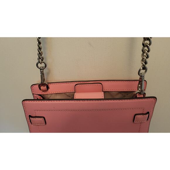 Michael Kors Rayne Small Crossbody Leather Classic Pink - Picture 12 of 16